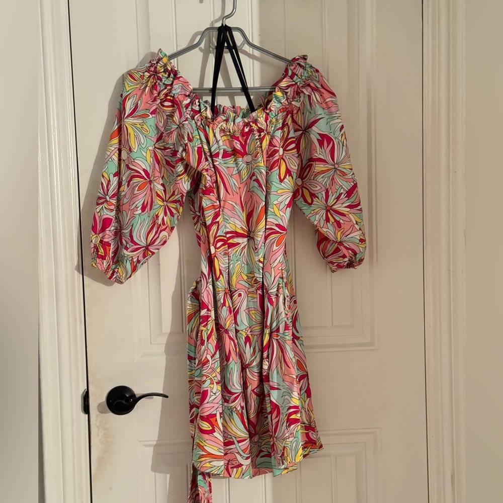 Kate Spade Anemone Floral Off the Shoulder Dress - Picture 3 of 3